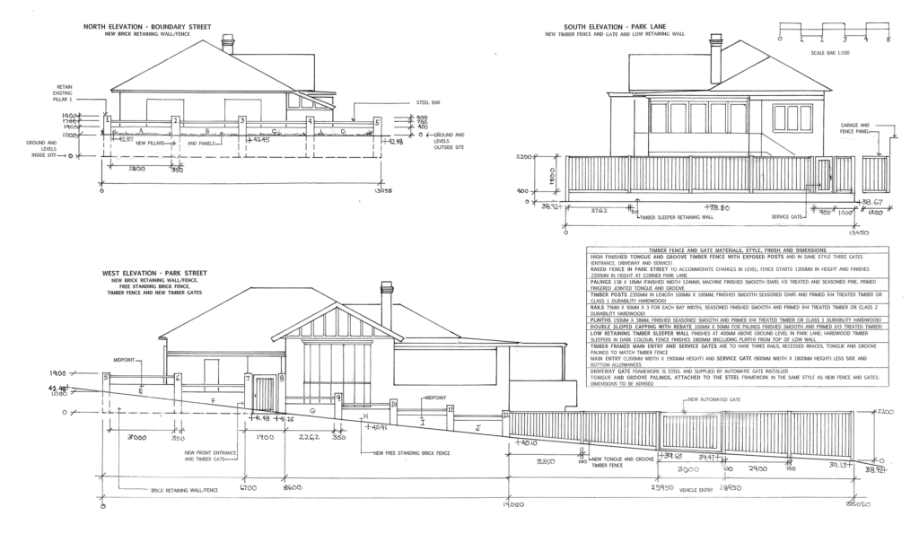 Federation-era brick fence architecture reference for Sydney heritage homes